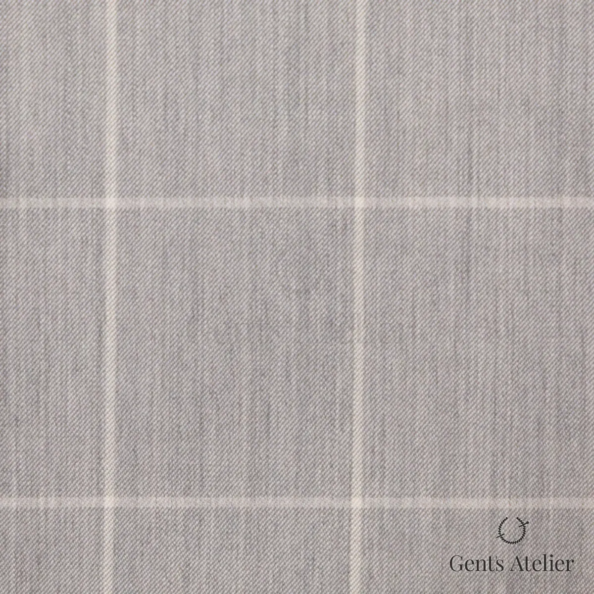 Костюм из Stylbiella 40121/141 — светло-серый, 100% шерсть